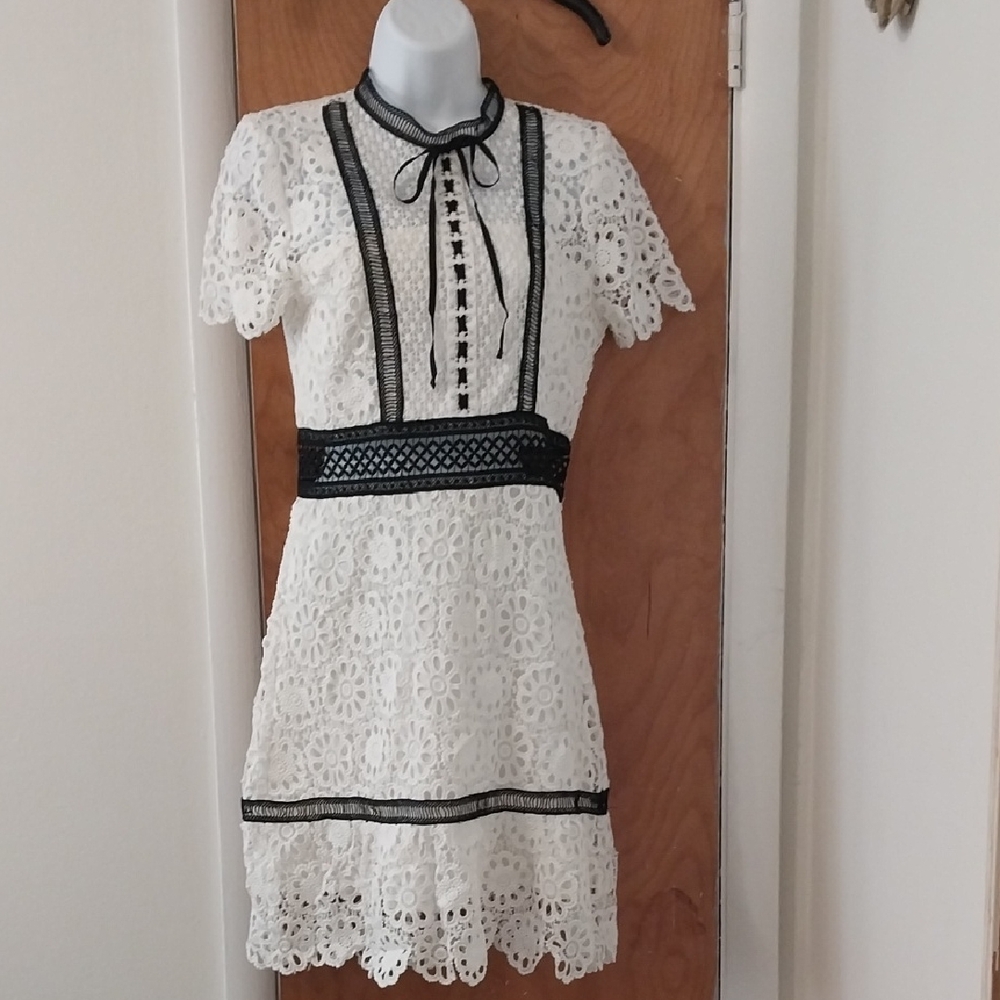 Aqua Lace Dress
